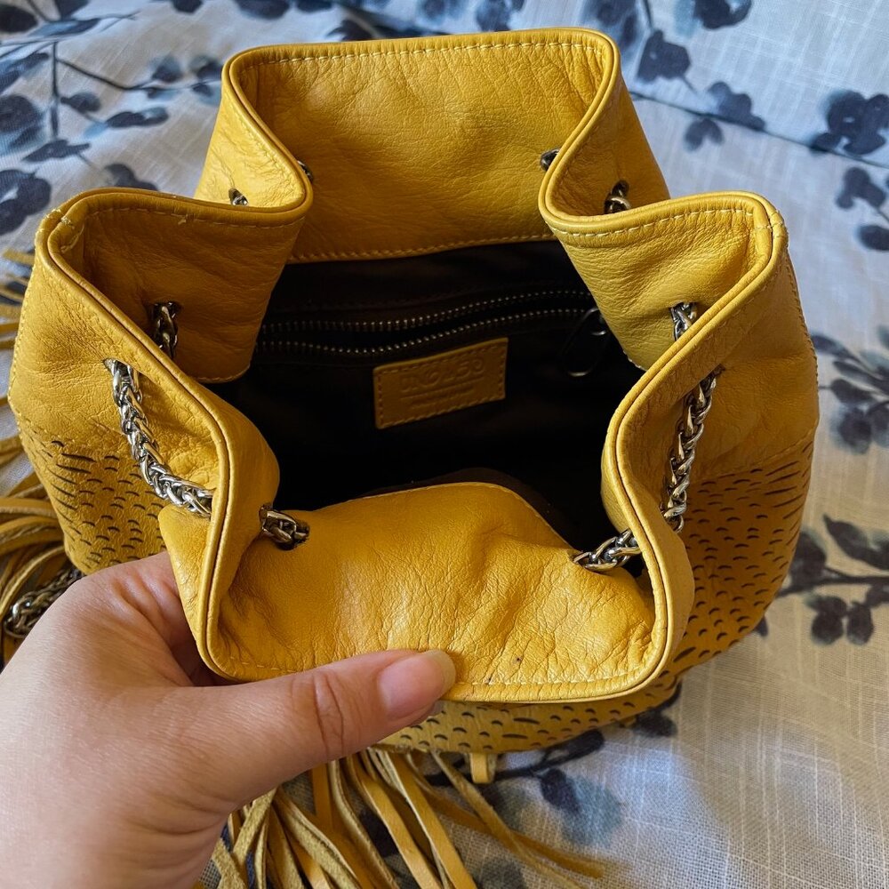 UNO de 50 fringed leather bag - Picture 14 of 15
